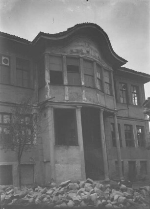 Eingang : Ein altes Renaissancehaus in der Altstadt der Stadt Plovdiv, Bulgarien