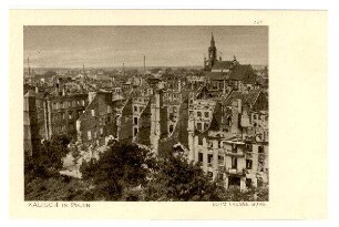 Der Krieg 1914/15 in Postkarten, 45. Reihe, Abt.: Russisch-Polen; Inhalt: 1. Gruppe: Nr. 441: Kalisch in Polen