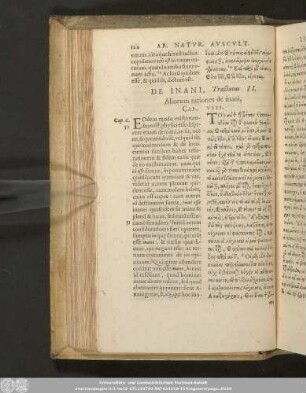 De Inani, Tractatus II. Aliorum rationes de inani, Cap. VIII.