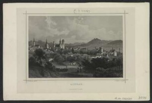 Ansicht von Zittau, Stahlstich, 1862 : Zittau / L. Rohbock delt.. J. Poppel sculpt.. - Darmstadt : Lange , [1862]. - 1 Kunstbl. : Stahlst. ; 16 x 11 cm +++ Auch enth. in: Das Königreich Sachsen, Thüringen und Anhalt dargestellt in malerischen Original-Ansichten ihrer interessantesten Gegenden, Städte, Badeorte, Kirchen, Burgen und sonstigen ausgezeichneten Baudenkmäler alter und neuer Zeit