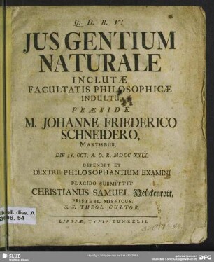 Ius Gentium Naturale