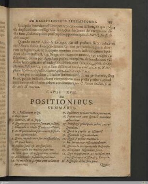 Caput XVII. De Positionibus.