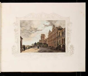Heidelberger Schloss, der Altan von Westen