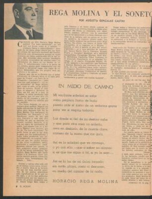 Rega Molina y el soneto