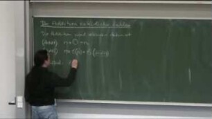 Die Addition natürlicher Zahlen