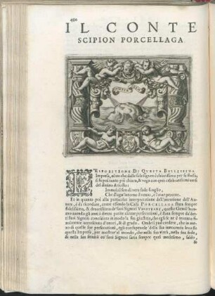 Il Conte Scipion Porcellaga.