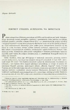 9: Portret Cesarza Aureliana na Monetach