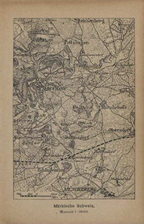 Karte: Märkische Schweiz