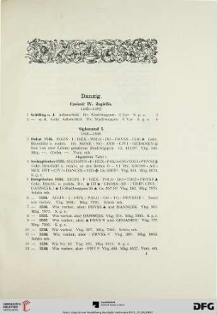 Danzig (Nr. 1-235)
