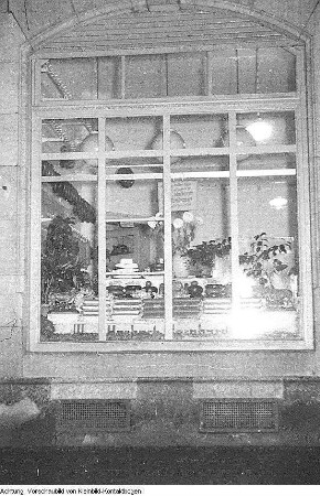 Dresden, Johannstadt. Strom sparen, Dezember 1951