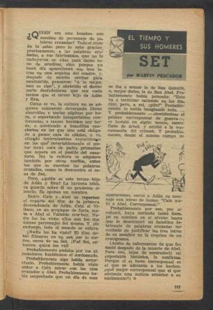 Set : El tiempo y sus hombres