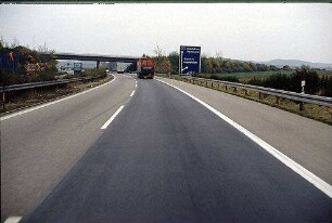 A6 Richtung Heilbronn, zwischen Öhringen und Bretzfeld