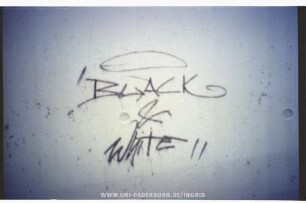 'BLACK & WhitE"
