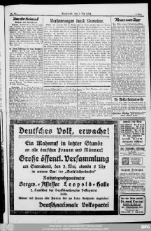Saale-Zeitung : allgemeine Zeitung für Mitteldeutschland ; Hallesche neueste Nachrichten, 3. Blatt.
