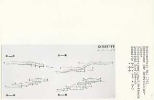 Gästehaus für Entwicklungsländer (Diplomarbeit bei Willy Kreuer): Schnitte 3 - 6, 1:200