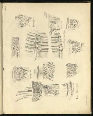 Details aus dem Kreuzgang von St. Jacob zu Regensburg