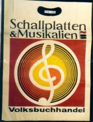 Tragetasche "Schallplatten und Musikalien"
