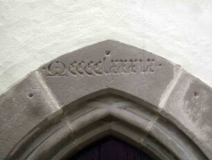 Langhaus Portal Süd mit Jahr 1489