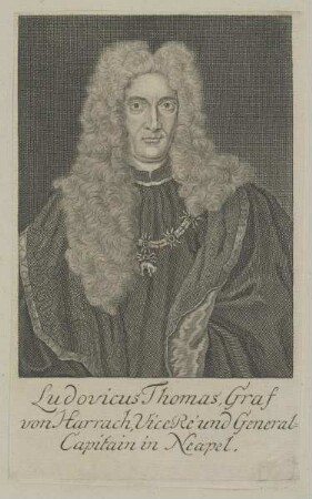 Bildnis des Ludovicus Thomas von Harrach