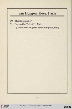 van Dongen, Kees, Paris (Nr.30-31)