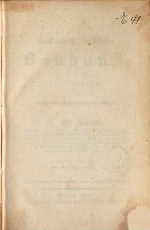 Die landwirthschaftliche Baukunst in drei Bänden und einem Atlasse mit 73 Folio-Kupfer-Tafeln, 3