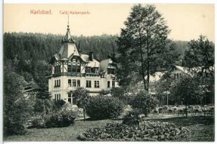 Karlsbad. Café Kaiserpark