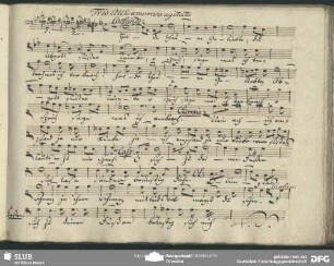 Trio: "Holde theure Geliebte"