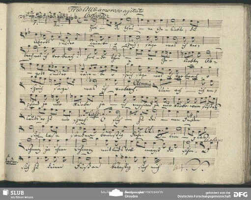 Trio: "Holde theure Geliebte"