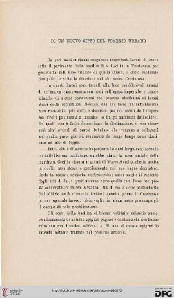 27: Di un nuovo cippo del pomerio urbano