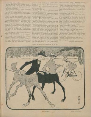 Petite mythologie parisienne, No VIII, Centaures