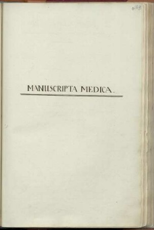 Manuscripta medica