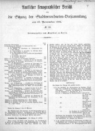 No. 33, 28. November 1895