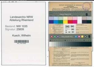 Entnazifizierung Wilhelm Kuech , geb. 17.12.1919 (Technischer Angestellter)