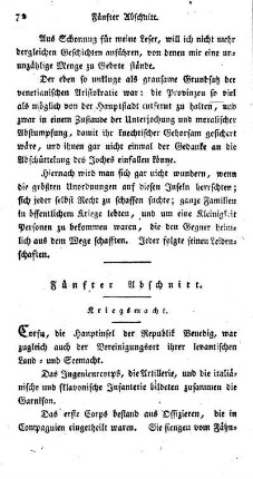 Fünfter Abschnitt: Kriegsmacht. Seemacht.