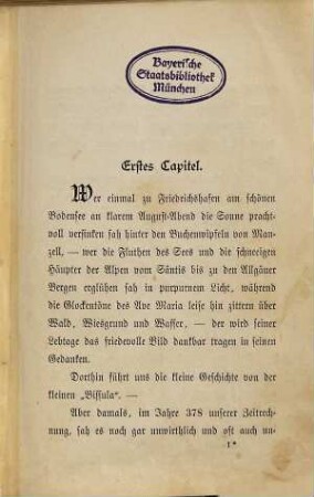 Kleine Romane aus der Völkerwanderung, 2. Bissula : historischer Roman aus der Völkerwanderung (a. 378 n. Chr.)