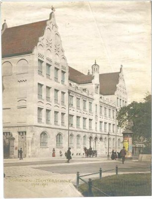Fischer, Theodor; München, Luisenstr.; Höhere Töchter Schule - Straßenansicht