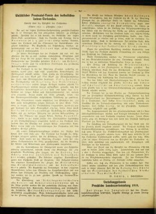 Verfassungsgebende Preußische Landesversammlung 1919 : zur Frage der Junglehrer