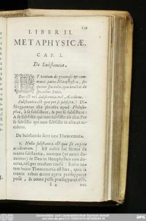 Cap. I. De Substantia.