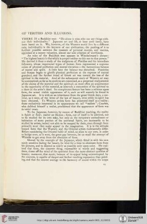 Of Verities and Illusions