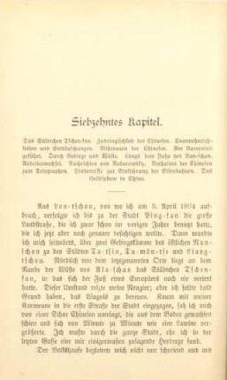 Siebzehntes Kapitel. Das Städtchen Tschen-san ...