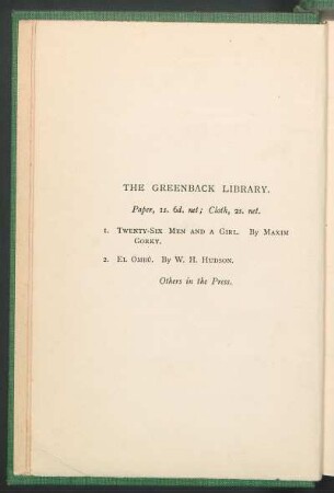 The greenback library