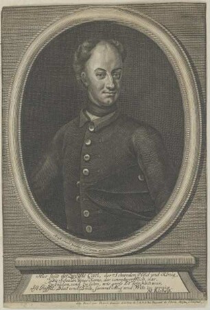 Bildnis des Carl XII von Schweden