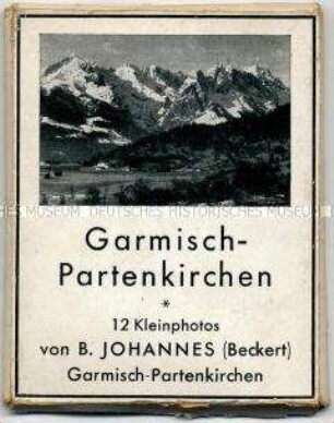 Fotomappe "Garmisch-Partenkirchen" mit 12 Originalaufnahmen