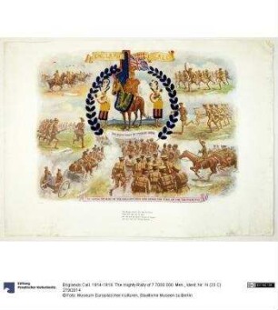 Englands Call. 1914-1919. The mighty Rally of 7.7000.000. Men.
