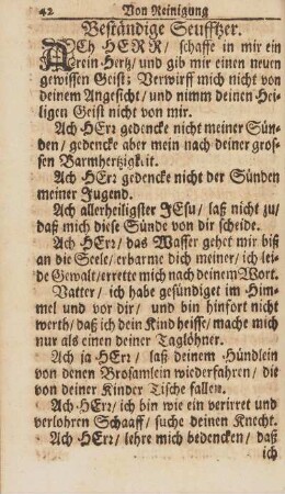 Beständige Seufftzer