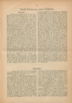 33 Kritische Stimmen aus anderen Zeitschriften