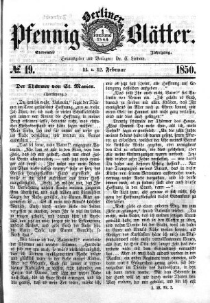 No. 19, 11. u. 12. Februar
