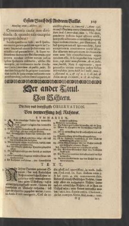 Der ander Titul. Von Richtern.