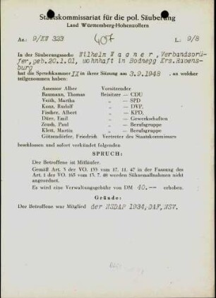 Wagner, Wilhelm