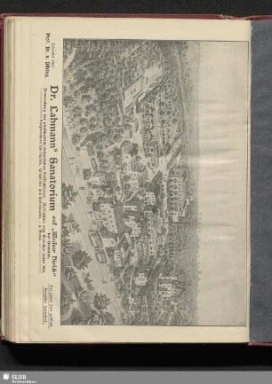 Dr. Lahmanns Sanatorium auf "Weisser Hirsch" bei Dresden